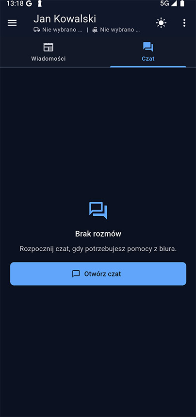 LiteTMS mobile driver app showing delivery status, photo upload, and CMR management